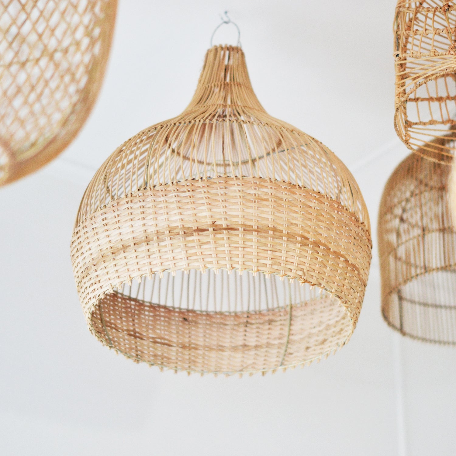 Medium Natural Dune Rattan Pendant