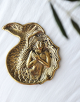 Mermaid Brass Dish