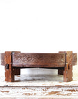 Natural Indian Timber Grinder Tables 70cm