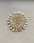 Natural Woven & Cowrie Shell Coasters