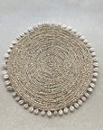 Natural Woven & Cowrie Shell Placemat