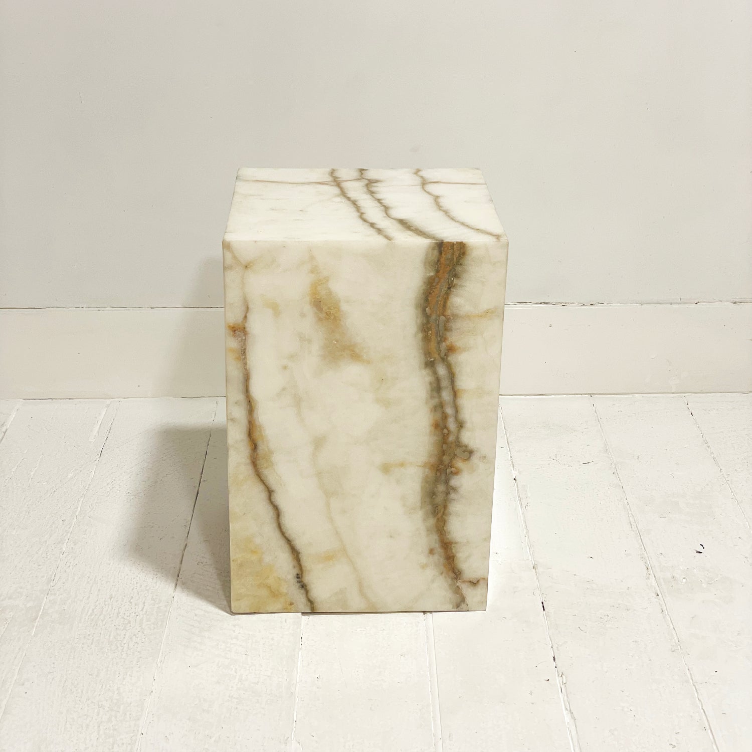 White Onyx Side Table Paradise Living Co.