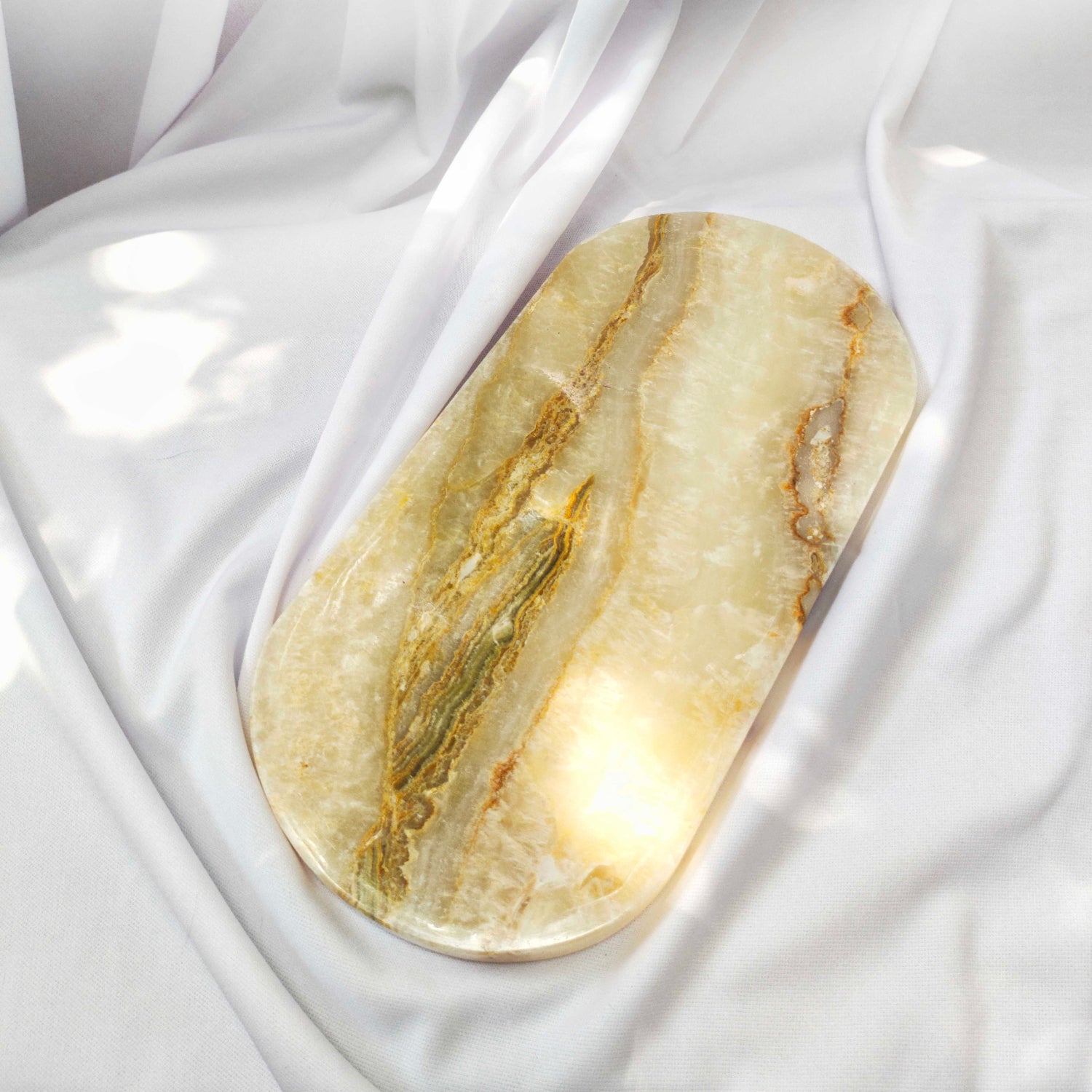 Onyx Stone Oval Dish
