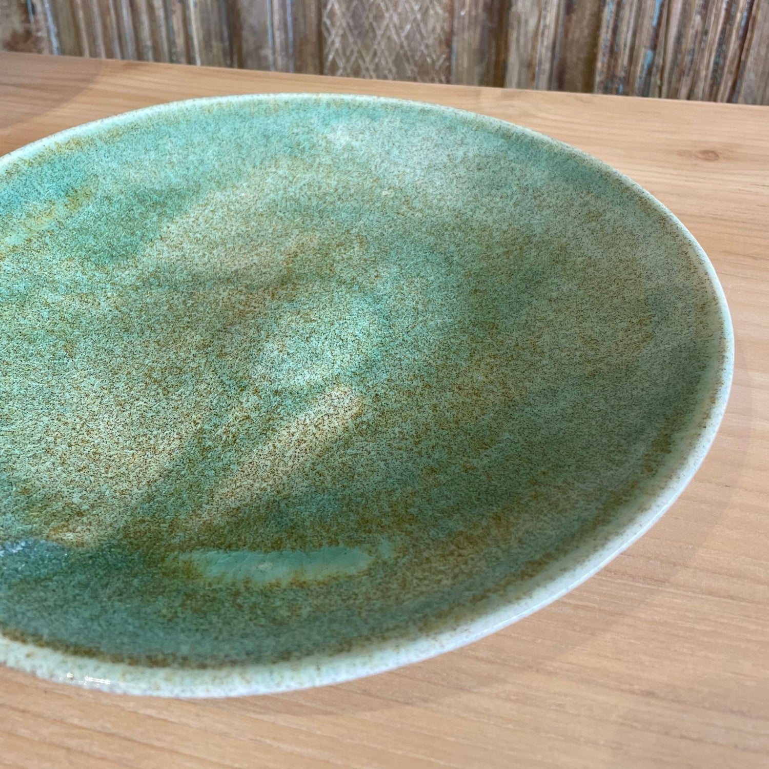 Porcelain Plate- Jade Glaze 30cm