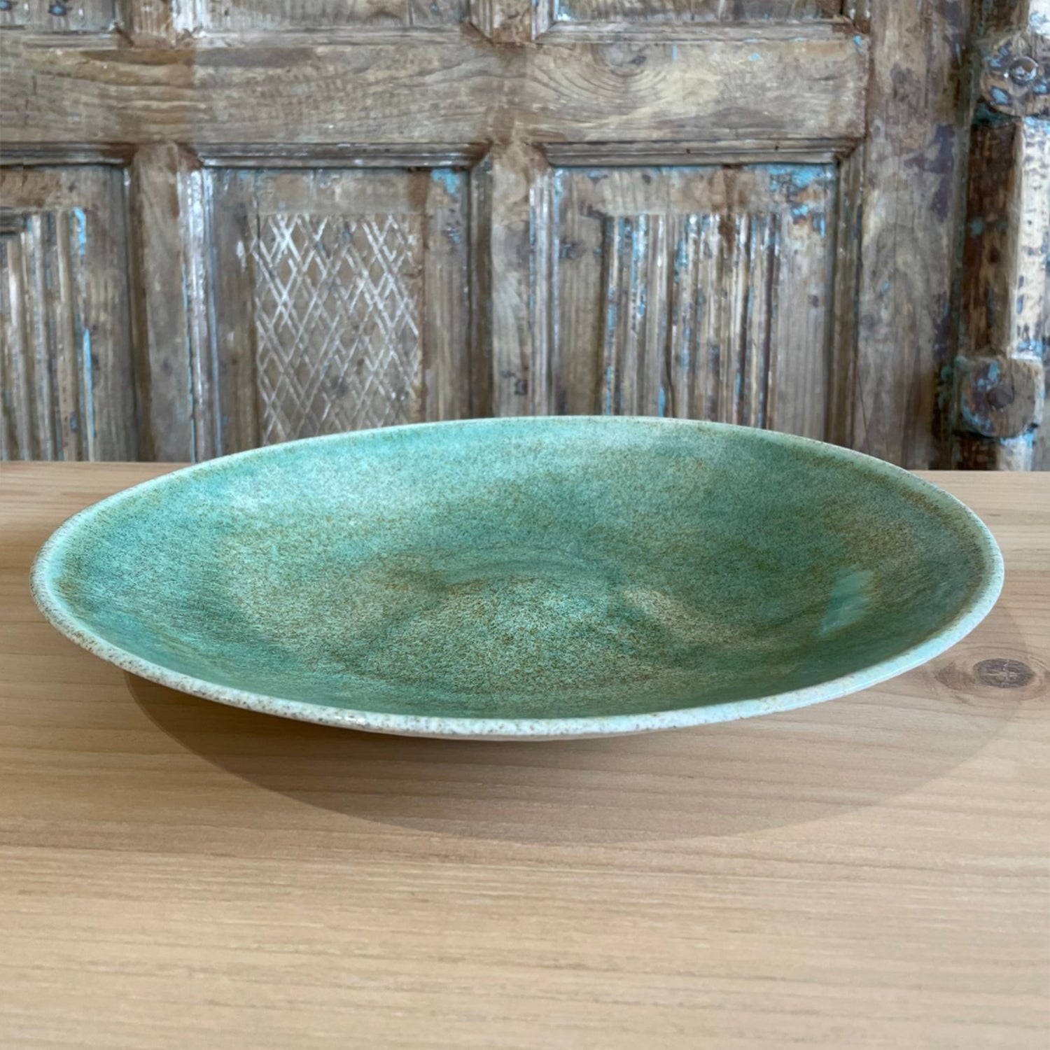 Porcelain Plate- Jade Glaze 30cm