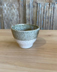 Porcelain Sake' Cup Grey Fleck - Large