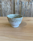 Porcelain Sake' Cup Grey Fleck - Small