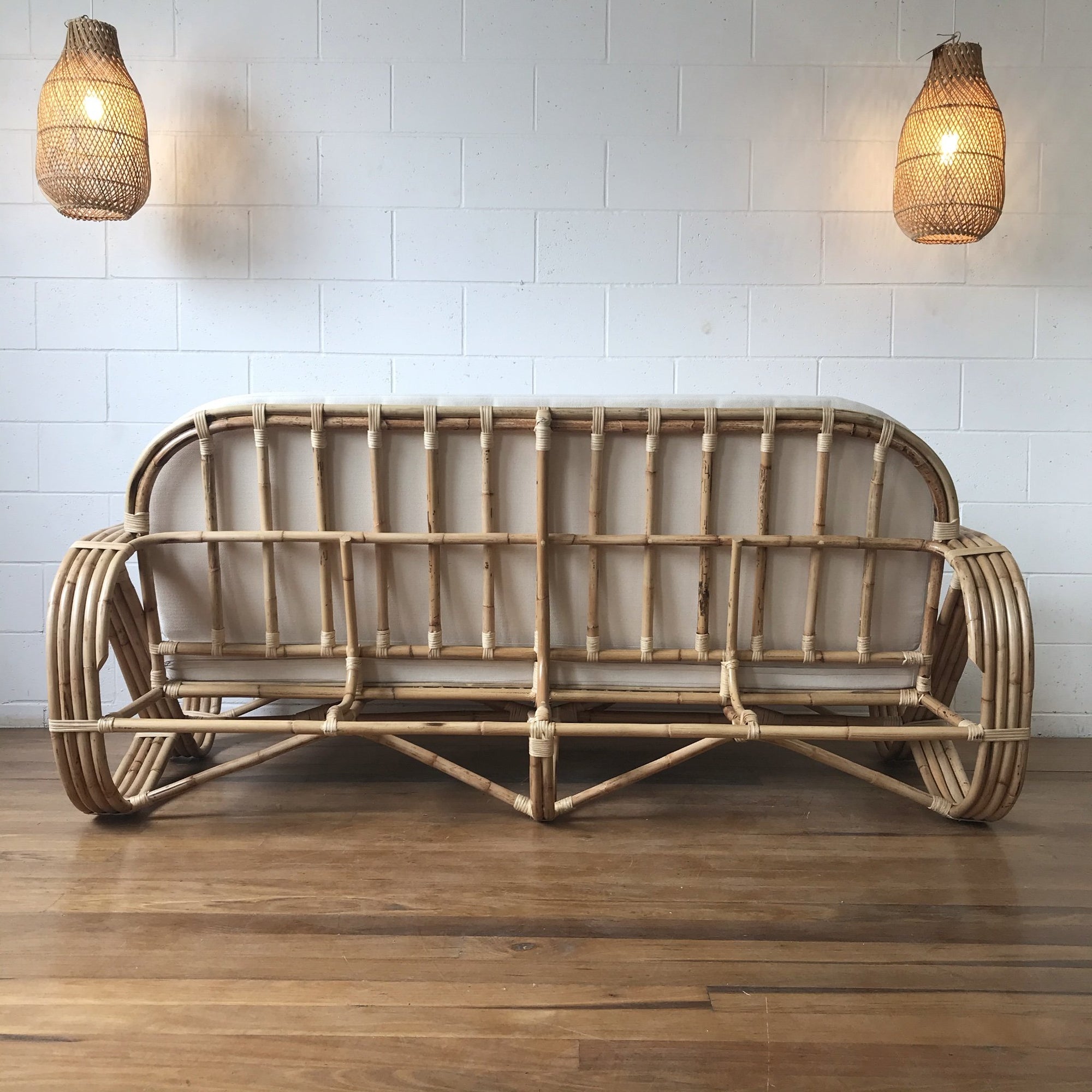 Pretzel 3 Seater Rattan Lounge