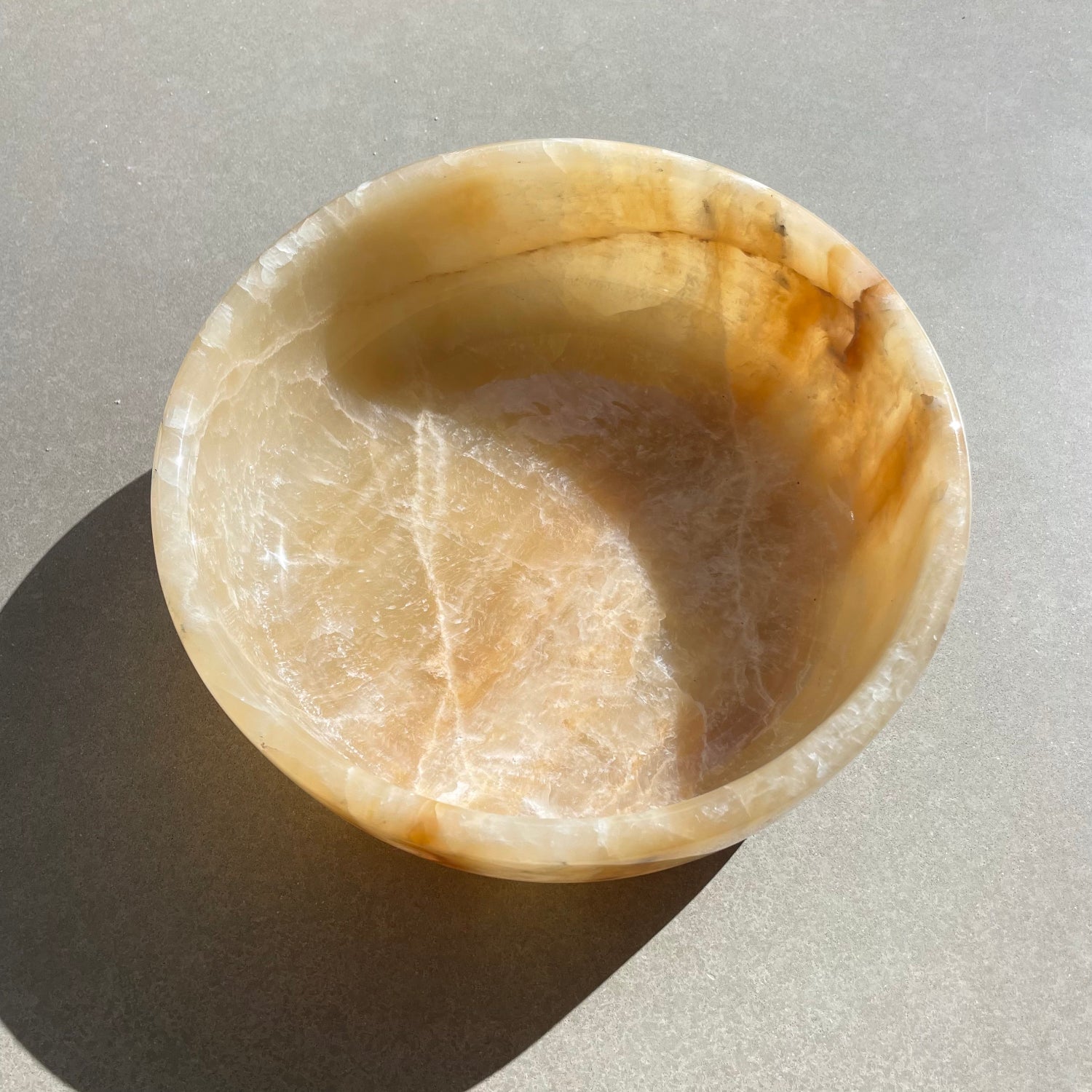 Onyx Stone Bowl 22cm Dia