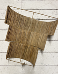 Raffia Tier Wall Light
