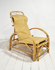 Rattan Pull Out Sun Lounger