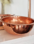 Round Copper Basin