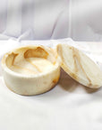 Round Onyx Stone Canister