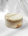 Round Onyx Stone Canister