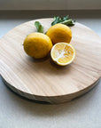 Round Rustic Teak Serving Board 40cm