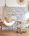 Natural Round Single Cane Hanging Chair | Pre Order