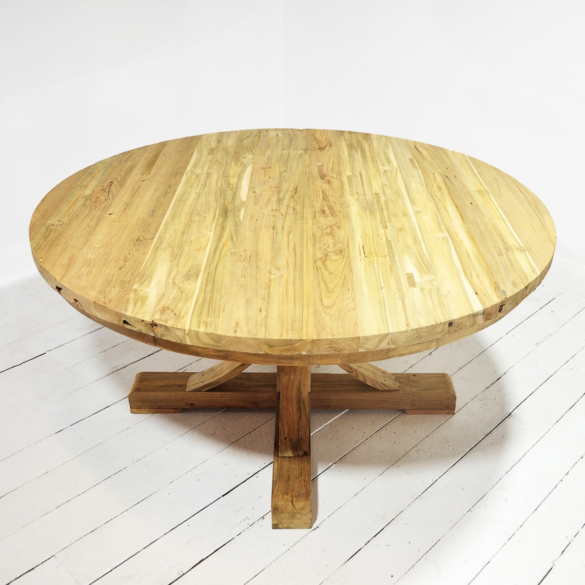 Round Teak Dining Table 150cm Dia