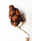 Rust Twisted Floral Bamboo Decoration