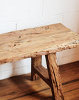 Rustic Teak Bench Seat 2000mm - Set of 2