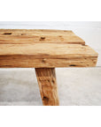 Rustic Teak Bench Seat 1000mm