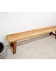 Rustic Teak Bench Seat 2500mm