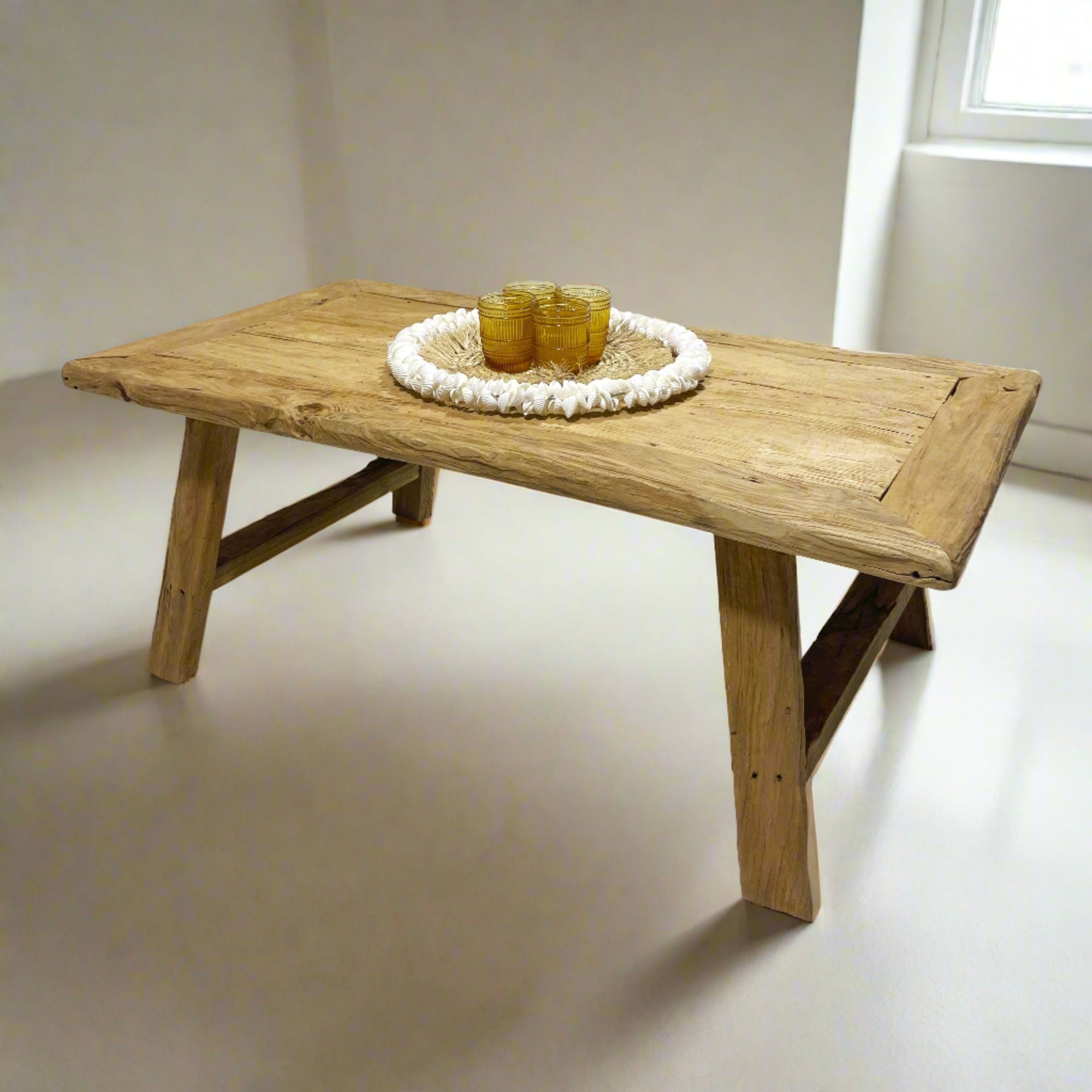 Rustic Teak Coffee Table