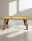 Rustic Teak Coffee Table 65 x 120 x 45cm