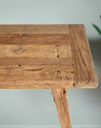 Rustic Teak Console Table - 140cm Length