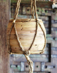 Small Cane Pot Plant Hanger