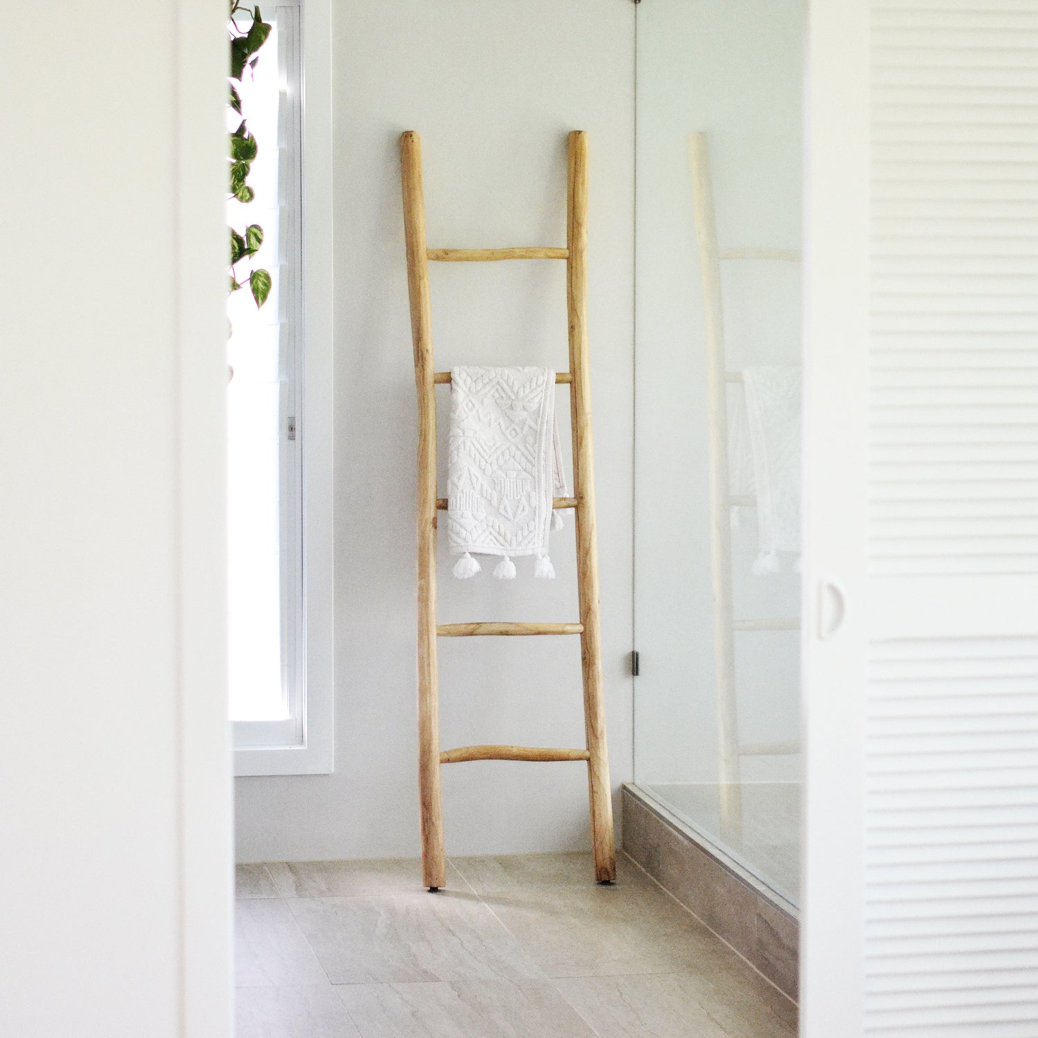 Small Cabana Teak Ladder – Paradise Living - Main Image