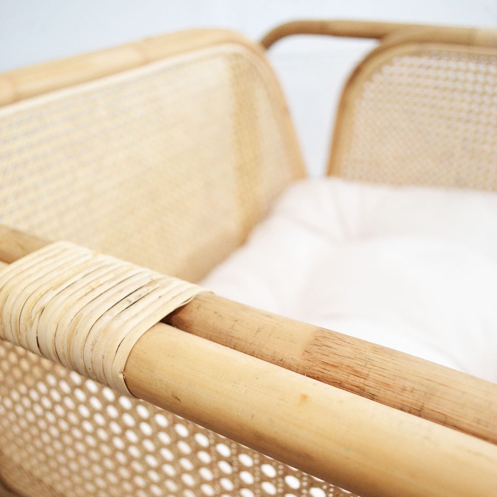 Square Rattan Lounger Chair | Pre Order