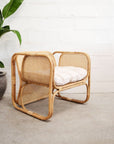 Square Rattan Lounger Chair | Made To Order