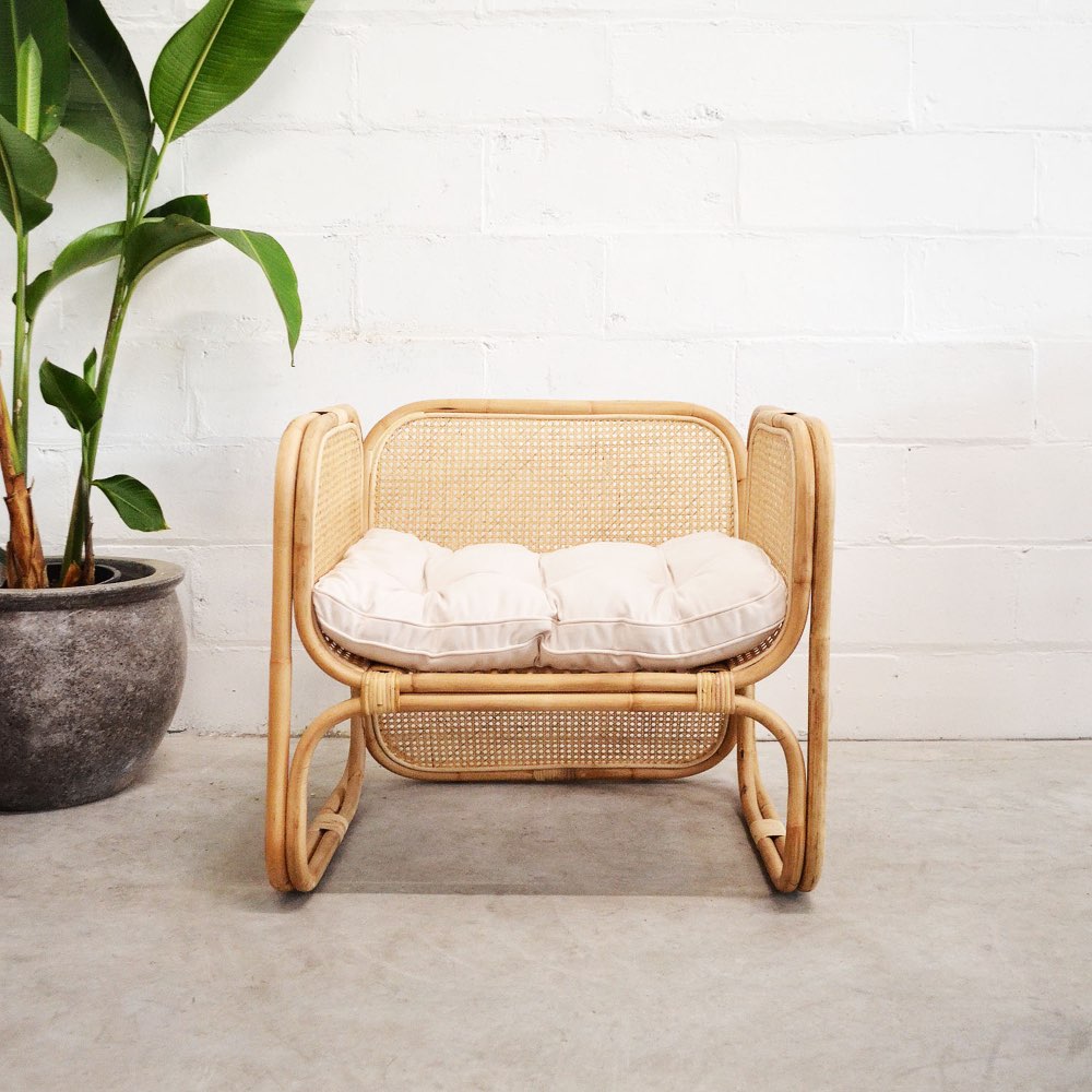 Square 2025 rattan chair