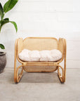 Square Rattan Lounger Chair | Made To Order