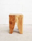 Square Teak Stool | Pre Order