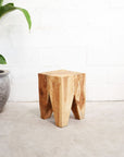 Square Teak Stool | Pre Order