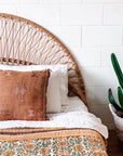 rattan bedhead