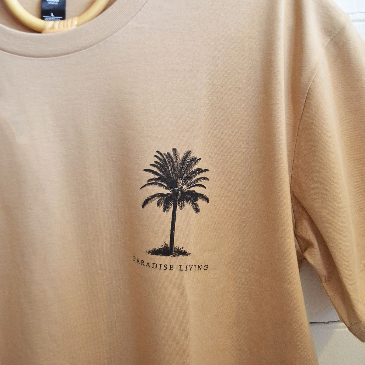 Tan Paradise Living Mens Shirt