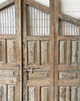 Vintage Indian Timber Gate 03 - 276 x 253cm
