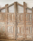 Vintage Indian Timber Gate 03 - 276 x 253cm