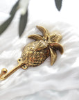 Vintage Pineapple Brass Wall Hook