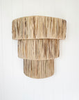 Raffia Tier Wall Light