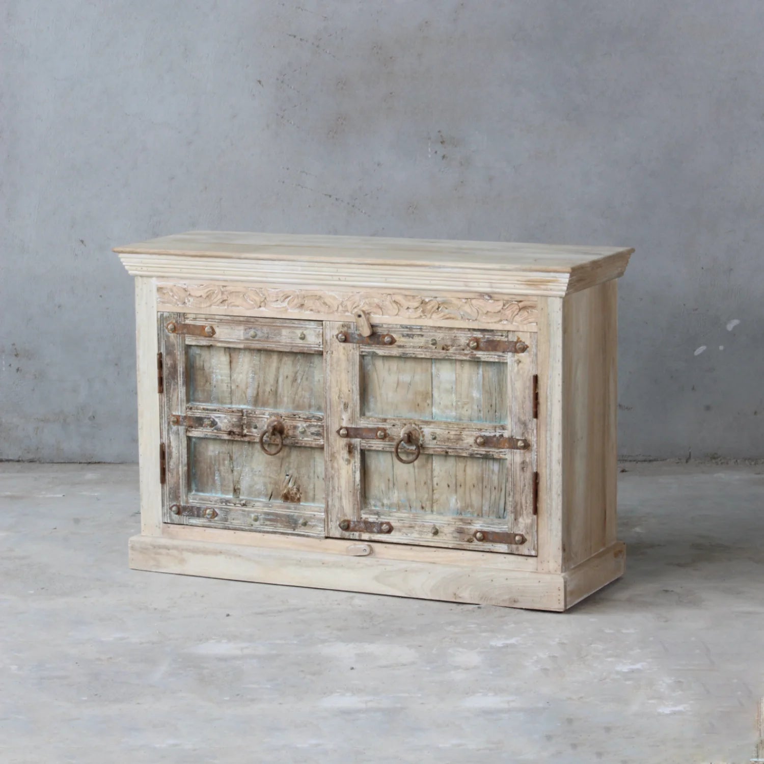 Vintage Indian Timber Vanity - 120x40x80cm | Assorted Designs