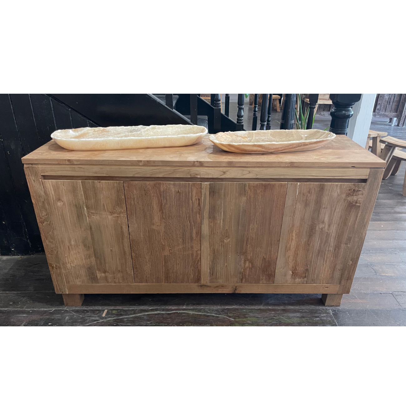 Natural Teak Vanity 150cm