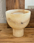 Onyx Stone Round Stand Candle Holder