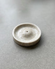 Round Beige Marble Incense Holder