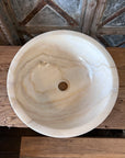 Round Onyx Stone Basin 