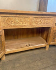 Handcarved Teak Vanity 120cm