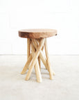 Cabana Wild Rustic Teak Stool