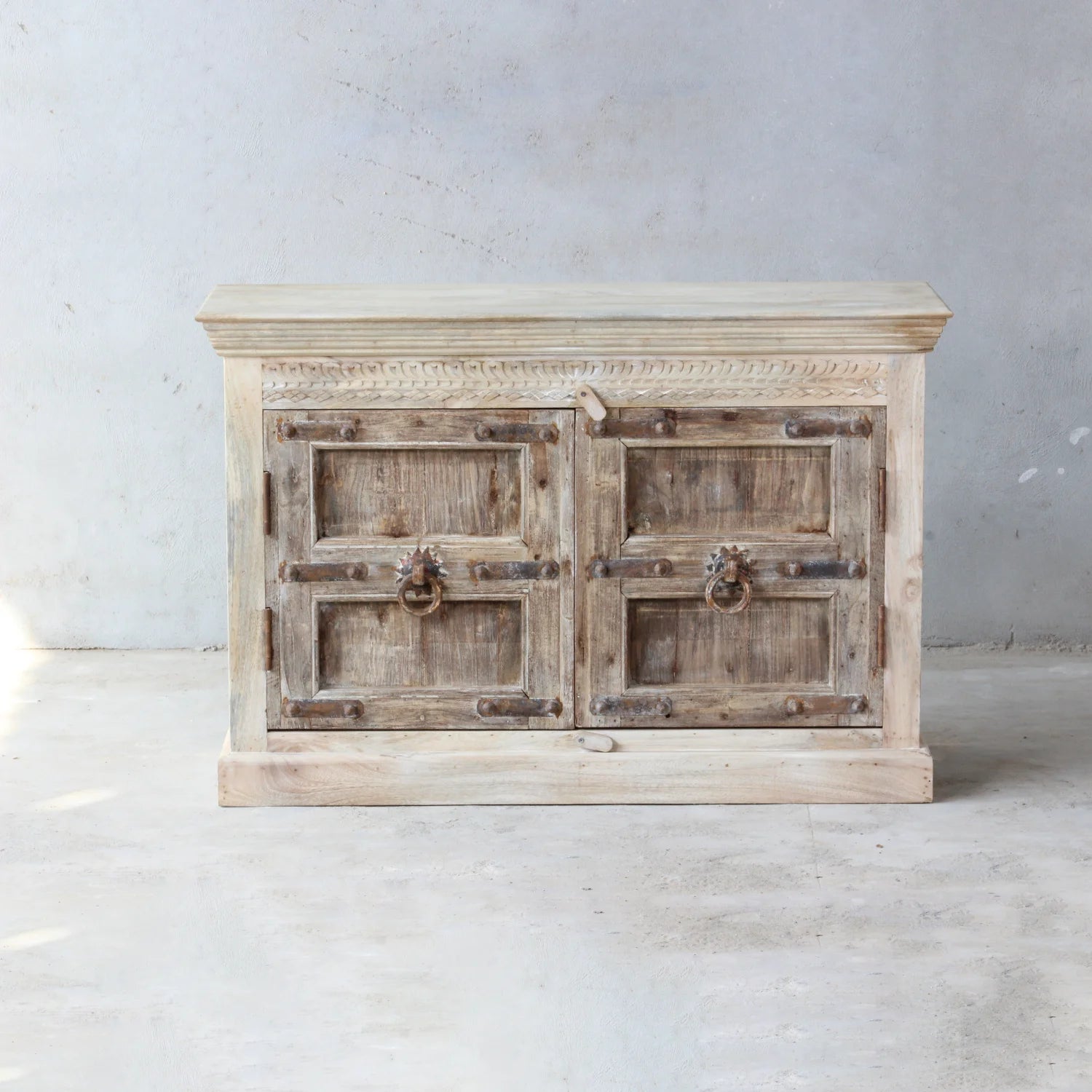 Vintage Indian Timber Vanity - 120x40x80cm | Assorted Designs